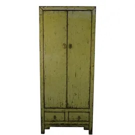 Casa Padrino Landhausstil Schrank 75 x 40 x 180 cm grün
