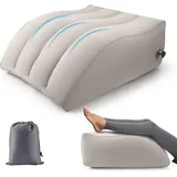 Towwoo Venenkissen Beinhochlagerungskissen, Aufblasbares Memory Foam Beinkissen Keilkissen, Venenkissen für die Beine, Verbesserung der Durchblutung und Schlafqualität, Reduzierung von Schwellungen