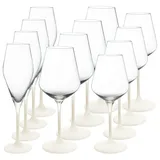 Villeroy & Boch Manufacture Rock Blanc Wein- und Sektgläser Set 12-teilig, | DS