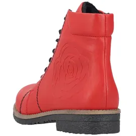 Rieker Damen Stiefelette 73504-33 rot Gr. 42