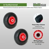 Trutzholm 2x Sackkarrenrad 260x85 mm 3.00-4 60mm Nabenlänge PU Sackkarre Ersatzrad Rad Reifen