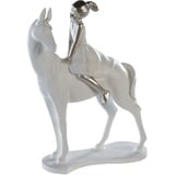 Casablanca by Gilde Dekofigur Skulptur Girl on Horse 25 cm weiß