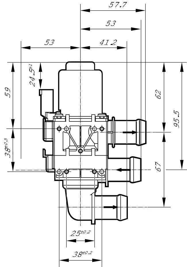 BOSCH Kühlmittelregelventil 1147412213 für BMW