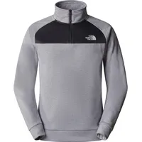 The North Face Herren Reaxion 1/4 Zip Fleece Pullover (Größe S, grau)