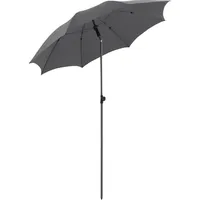 Fare Sonnenschirm, Grau, Kunststoff, Rund, 180x180 cm, Sonnen- &