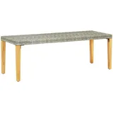 vidaXL Gartenbank 80 x 40 x 40 cm Grau