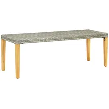 vidaXL Gartenbank 80 x 40 x 40 cm Grau