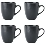 Mikasa Becherset 0,42 l Schwarz 4 St.