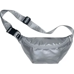 Fashion Metallic Bauchtasche, silber