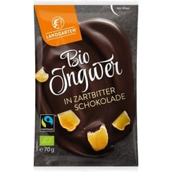 Landgarten Ingwer in Zartbitter-Schokolade bio