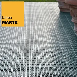 WellHome Marte Pack 3 Fliesen für Terrasse 55,5x55,5 cm Drainage-Effekt in Blau