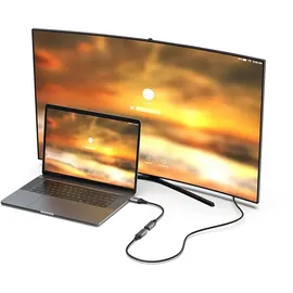 Equip DisplayPort-auf-HDMI-Adapter 1.4 0,15 m Grau