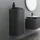 Duravit Happy D.2 Plus Halbhochschrank 40 x 88 x 36 cm Grau/Schwarz