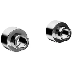 Hansa Ersatz-Rosetten und S-Anschluss-Set, absperrbar 02720200, Ersatzteile, chrom