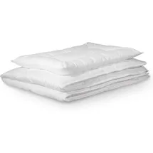 Ehrenkind Kinder-Steppbetten-Set 100 x 135 cm/40 x 60 cm Weiß