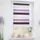 Lichtblick Duo Rollo / Doppelrollo Klemmfix 60 x 150 cm violett/lila/weiß