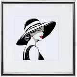 Ideal Trend New Lifestyle Kunststoff Bilderrahmen quadratisch Foto Rahmen Picture Frame Collage: Farbe: Antrazit | Format: 50x50