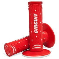 CIRCUIT EQUIPMENT MA0042-252 Motorradgriffe Jupiter, Rot/Weiß
