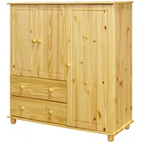 Möbilia Home affaire Kommode, (1 St.), 2 Schubladen mit Metallführungen, beige