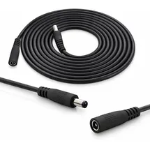 InLine Verlängerungskabel, DC Stecker 4,0x1,7mm, schwarz, 5m
