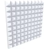 Akustikplatte Schallabsorber 50X50X5 cm Zur Akustischen Behandlung. Nicht Vakuumverpackt (Weiß)