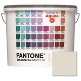 ALPINA Wandfarbe »Pantone«, Wandfarbe »Pantone«, Innenfarbe Vaporous Gray 2,5 Liter matt - grau