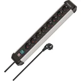 Brennenstuhl Premium-Alu-Line 8-fach 3m silber/schwarz