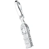 Giorgio Martello Milano Charm Big Ben, Silber 925 Charms & Kettenanhänger Silber Damen