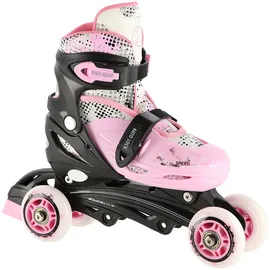 Nils Extreme 4in1 verstellbar Inliner Skates NH18331 S Rosa)