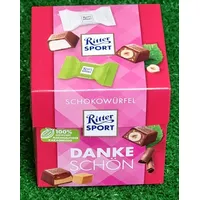 (26,70€/kg) Ritter Sport Mini Würfel Schokolade 22Stück Dankeschön 176g 5 Sorten