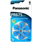 Panasonic PR675 - battery 6 x PR44 6er Blister Hörgerätebatterie