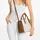 Michael Kors Laila Handtasche Leder Beige