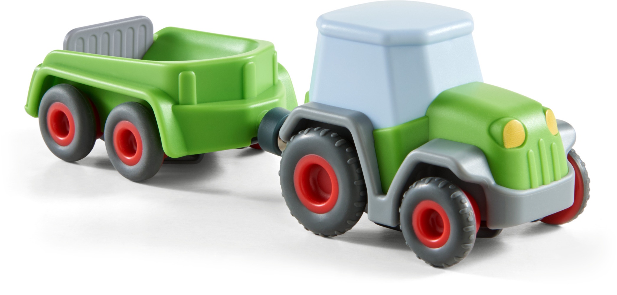 HABA - Traktor KULLERBÜ mit Anhänger in bunt