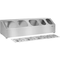 Royal Catering GN Aufsatzbord - inkl. 5 Deckel