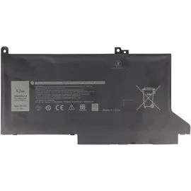 AccuCell Akku passend für Dell Latitude 12 7480, 12 7000, 12 7280, PGFX4, 451-BBZL, 11,4V, 3650mAh