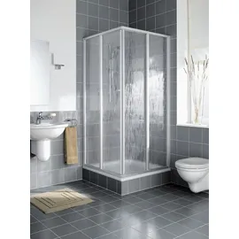 Kermi Nova 2000 Eckeinstieg mit Falttür rechts 90 x 185 cm Weiß Kunstglas N2ED20901821K