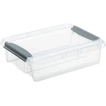 PLAST TEAM Vertriebs GmbH Probox Aufbewahrungsbox 39,0 x 29,0 x 10,8 cm 8-tlg. transparent