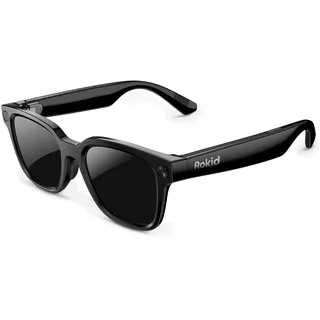 Rokid AI Glasses Style (ohne Display), Smart KI-Brille mit Gemini & ChatGPT, 12MP Kamera, Intelligente Brille mit Open-Ear Audio, Sprachsteuerung, Freisprechfunktion für Reisen & Business