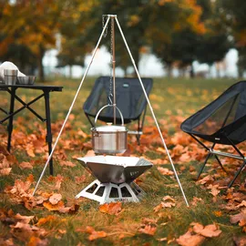 boxio FIRE Bundle: Feuerschale mit Grill in Eurobox