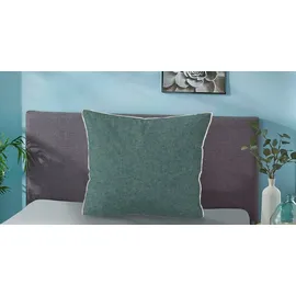 biberna Kissenbezug Melange-Flanell 40 x 80 cm Grün