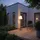 LUCANDE Straßenleuchte Aluminium 150,0 cm 1 x 15 W LED schwarz