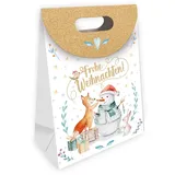 Trötsch Verlag Trötsch Geschenktasche mit Verschluss klein Winterwald