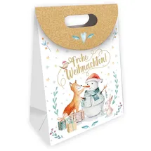 Trötsch Verlag Trötsch Geschenktasche mit Verschluss klein Winterwald