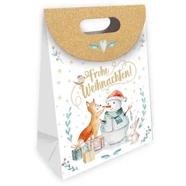 Trötsch Verlag Trötsch Geschenktasche mit Verschluss klein Winterwald