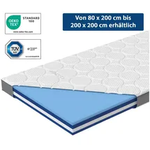 Genius Royal Hybrid Matratzentopper 140 x 200 cm weiß