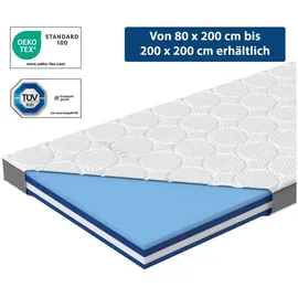 Genius Royal Hybrid Matratzentopper 140 x 200 cm weiß