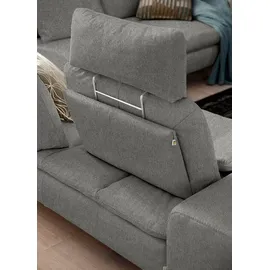 W.Schillig Eckcouch Chenille 3-Sitzer Grau