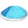 SUMMER FUN Stahlwandpool oval Exklusiv 800 x 420 x 120 cm blau-weiß