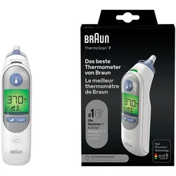 BRAUN Fieberthermometer IRT 6520, ThermScan 7, weiß