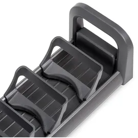 Emuca Tellerhalter für Schublade 90x470 mm Grau